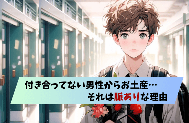 付き合ってない男性からお土産,付き合ってない男性,お土産,脈あり,意図,本音,男性心理