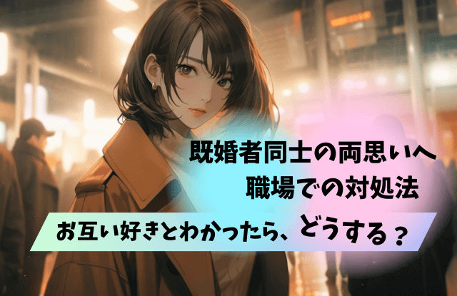 既婚者同士の両思いがなんとなくわかる,職場,既婚者,両想い,両思い,好き,対処法,サイン,雰囲気